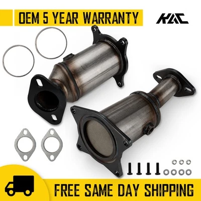 Pair Catalytic Converter Bank 1&2 For Mazda 6 CX-9 Lincoln MKX MKS MKZ 3.5 3.7L Foto 1 de 4