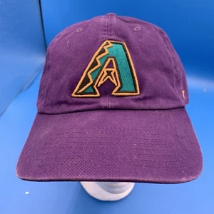 Arizona Diamondbacks '47 Hat Cap Strap Back Adult Cotton Twill MLB Purple - Picture 1 of 13