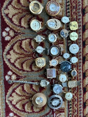 Relojes vintage para dama para reparación, piezas Bulova-Gruen-Seiko etc.  23+ Foto 1 de 4