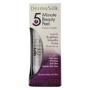 DermaSilk 5 Minute Beauty Peel Enzyme Complex Brightens Smooths Firms New Box - Picture 1 of 2