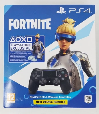 Sony Dualshock 4 V2 Jet Black Fortnite Neo Versa Gamepad [PlayStation 4] NUOVO! - Immagine 1 di 4