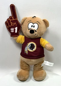 Raro Equipo de Fútbol Americano NFL Washington 14” Oso Buenas Cosas Animal Peluche Antiguo Logo Nombre - Imagen 1 de 5