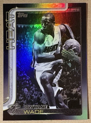 Dwyane Wade Blackout 2025-26 Topps exclusivo del Black Friday #261 Miami Heat Foto 1 de 2