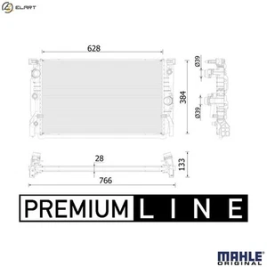 RADIATOR ENGINE COOLING CR 2325 000P FOR BMW B47D20B/A 2.0L 4cyl 5 G31 - Picture 1 of 9