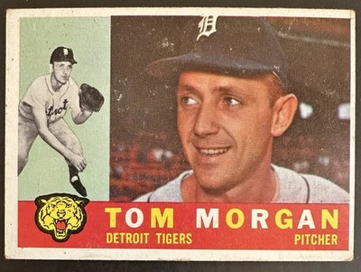 1960 Topps - Tom Morgan #33 Detroit Tigers ungraded very good VG - Image 1 of 2