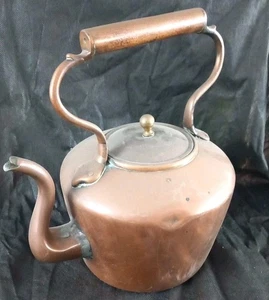 Victorian Copper Kettle 30x26 - Picture 1 of 7