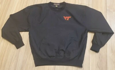 Chaqueta Pullover Cross Creek Vintage Años 90 Mediana Virginia Tech VT Cortavientos  Foto 1 de 4