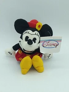 Tokyo Disney Store 30er Jahre Minnie Mouse Sitzsack Plüsch mit Etikett 8 Zoll - Bild 1 von 9