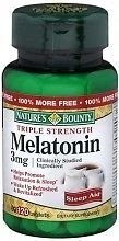 Nature's Bounty Melatonin (120 tablets, 3 mg) by  () Supplement