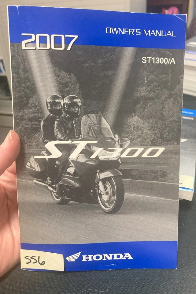 OEM HONDA 2007 ST1300/A OWNER'S MANUAL - Image 1 of 1