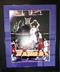 Vince Carter Toronto Raptors Signed Framed 16x20 Photo JSA COA AJ68950 - Picture 1 of 3
