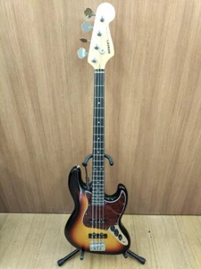 BUSKER’S BJB-3 Black Electric Bass Guitar Used - Picture 1 of 6