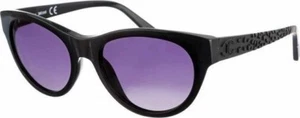 Just Cavalli JC563S-01B Women's Cat Eye Black Sunglasses - Picture 1 of 4