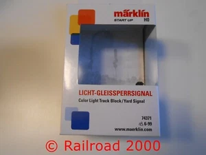 Señal de bloqueo de vías analógica Märklin 74371, digital para 72751 y 60841, NUEVO - Imagen 1 de 1