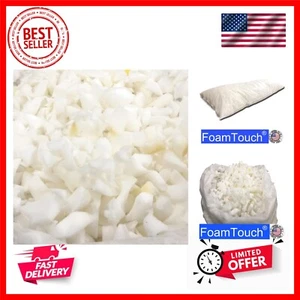 Premium Grade High Density 5lb White Shredded Memory Foam - Bean Bag Filling,... - Picture 1 of 10