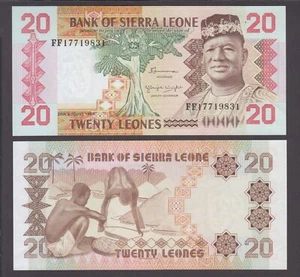 Sierra Leone Banknote P.14b 100 Leones 24-8-1984, EF-AU We Combine 2003 - Bild 1 von 1