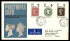 Mayfairstamps Great Britain FDC 1970 Philympia Queen Combo First Day Cover aaj_6