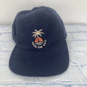 Howler Bros Hat Dark Blue Trucker Cotton Strapback Embroidered Heed The Call - Picture 1 of 6