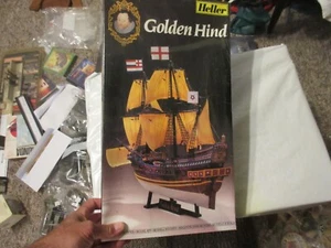 Modellino nave alta Heller Golden Hind vintage kit scala 1/200 80829 NUOVO - Foto 1 di 16