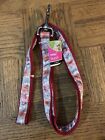 Meijer Dog Leash Large Red Flowers