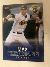 Max Hermann 2018 Burlington Bees Team Card 