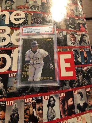 PSA 1995 FLEER КЕН ГРИФФИ МЛ./ РЭНДИ ДЖОНСОН ЛИДЕРЫ КОМАНДЫ #12 ИЗ 28 ПОТРЯСАЮЩИЙ - Изображение 1 из 4