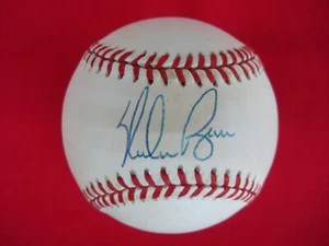NOLAN RYAN TABELLONE SEGNAPUNTI BASEBALL AUTOGRAFATO INC COA - Foto 1 di 8