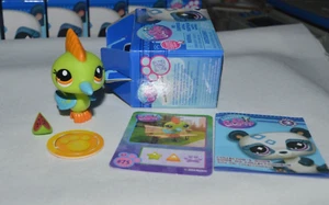 LITTLEST PET SHOP LPS GEN 7 SERIE 2 - PÁJARO CARPINTERO VERDE # 75 CON ACCESORIOS - Imagen 1 de 3