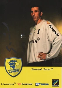 SLAWOMIR SZMAL - tarjeta de autógrafo original firmada Rhein Neckar Löwen firmada - Imagen 1 de 1