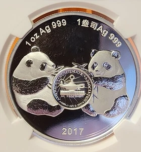 2017 China Official Mint Medal Silver NGC PF69 Ultra Cameo World's Fair of Money - Picture 1 of 4