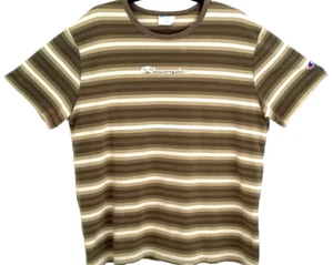 Champion Heritage T-Shirt Men's Striped Cotton XL Sports - Picture 1 of 7