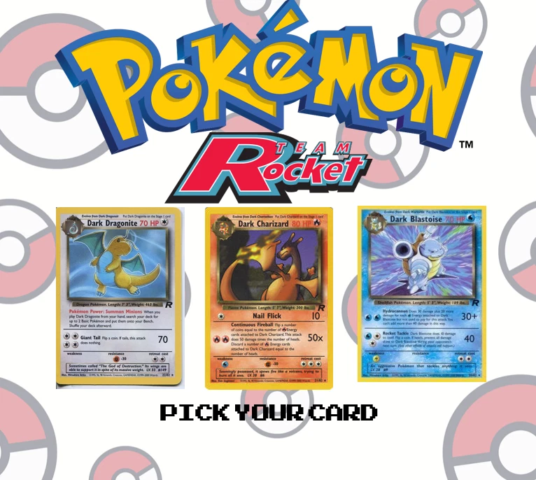 Vintage Pokémon Team Rocket Unlimited WOTC - Pick Your Card - Complete Your Set - Image 1 of 1