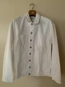 HUDSON JEANS Women's EMMET BOYFRIEND LONG SLEEVES WHITE JACKET SIZE M NWT - Picture 1 of 4