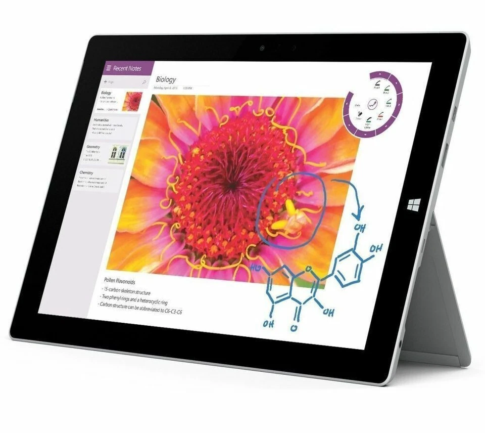 Microsoft Surface 3 WiFi 128GB Win 10 Atom Quad Core SSD - Image 1 of 1