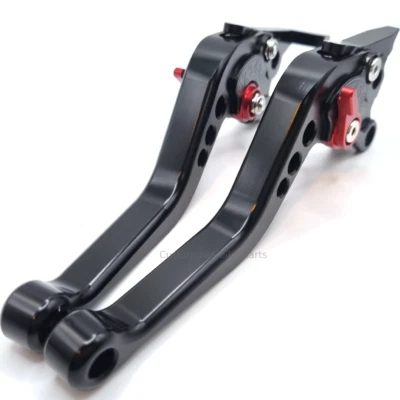 Palancas de embrague y freno cortas negras para Moto Guzzi Breva 1100 2006-2012 Foto 1 de 3