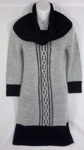 XOXO Womens Black and Grey Sweater Dress Size M - Picture 1 of 12