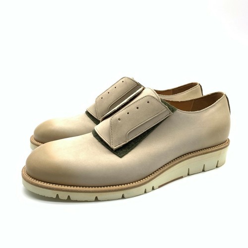 MAISON MARGIELA Scarpe slip on da uomo nuove con scatola Maison Martin Margiela senza laccia bianche beige US10
