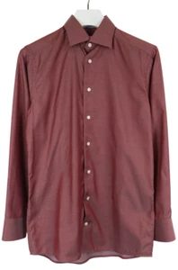 Eton Signature Twill Slim Formal Shirt Men 38/15 Buttoned - Picture 1 of 11