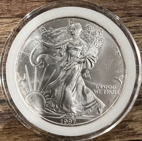 1997 walking liberty silver dollar Cover