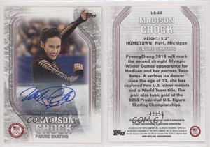 2018 US Olympic & Paralympic Team and Hopefuls /50 Madison Chock Rookie Auto RC