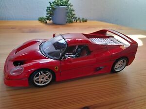 Ferrari F50 - Rosso red 1:18 scale by Hotwheels HARD TOP Ver free UK delivery 