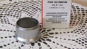 Olympus Metal Camera Conversion Lens Adapter for Olympus 45.6-52mm New in Box