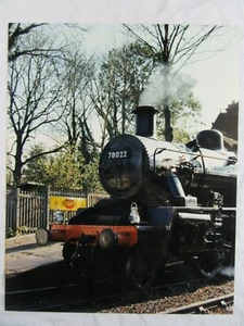 H050 - Locomotora de vapor 78022 Bluebell Railway Sheffield Park - Foto de 10 x 8" - Imagen 1 de 1