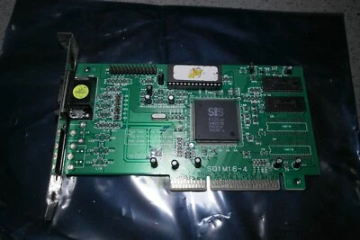SIS 6326 4 MB 6326AGP Video Graphics VGA Card - Image 1 of 4