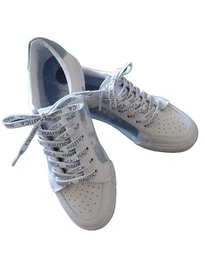 Nautica Rivka Women's 7 Shoe Sneakers White Blue Boat Casual  - Image 1 of 4