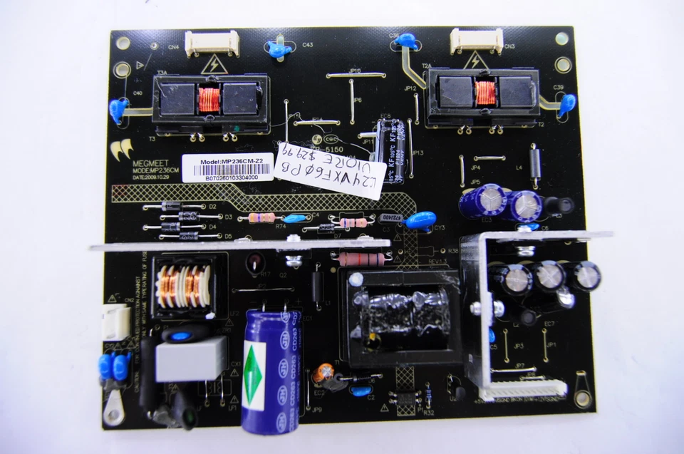 FUENTE DE ALIMENTACIÓN VIORE LC24VXF60PB LC24VF56PR LCDVD2471A MP236CM-Z2 MP236CM 4482 Foto 1 de 2