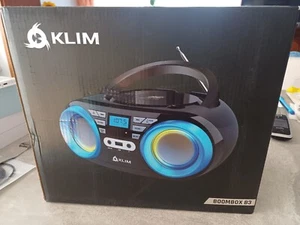 KLIM Boombox B3 Tragbarer CD Player + FM Radio, CD, MP3, Bluetooth, AUX, USB, RG - Bild 1 von 2