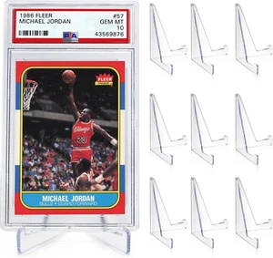 Tutata PSA Graded Card Stands, Trading Card Display Stand Mini Easel Holder, Cle - Picture 1 of 12