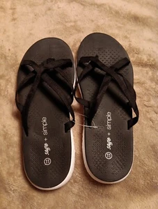 NEW Sage + Simple Womens Black Lightweight Strappy Sandals Size 11 - Picture 1 of 4