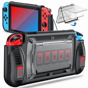 Protective Grip Hard Case Cover For Nintendo Switch Console Joy Con Controller